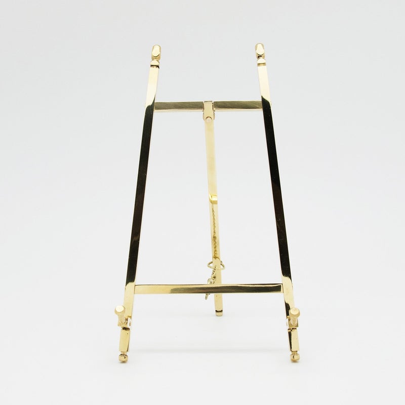 malleable TOPNIKE Table Top Easel, Art Display Easels, Brass Plate Stands for Display, 6 Inch, 150MM - Image 3